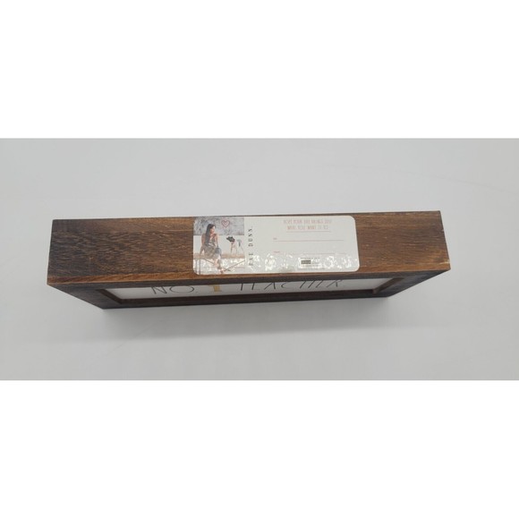 Rae Dunn Wooden Sign For The #1 Teacher Desk Plaque - Picture 4 of 4